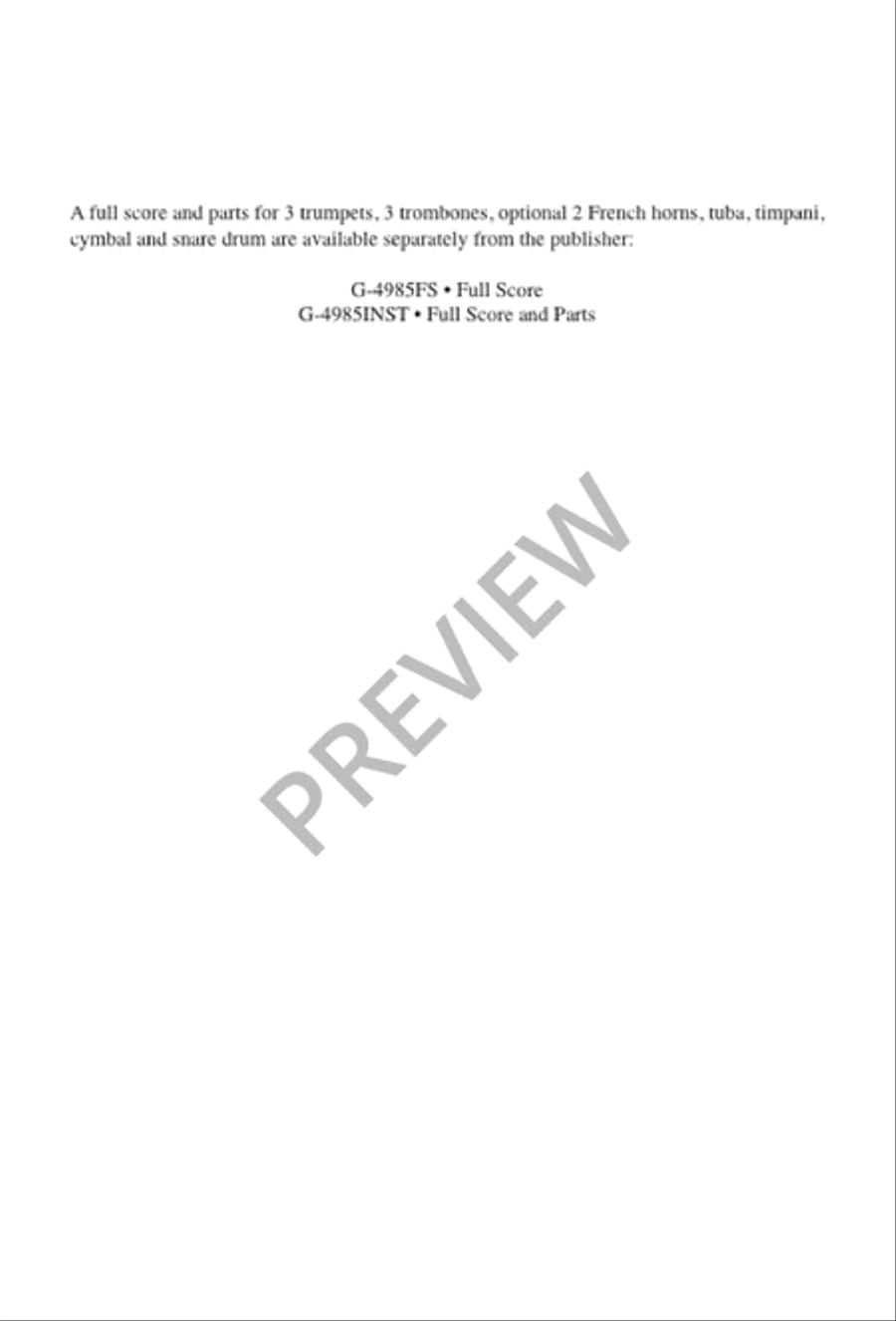 Crown Him with Many Crowns 4-Part scores gallery preview page 2
