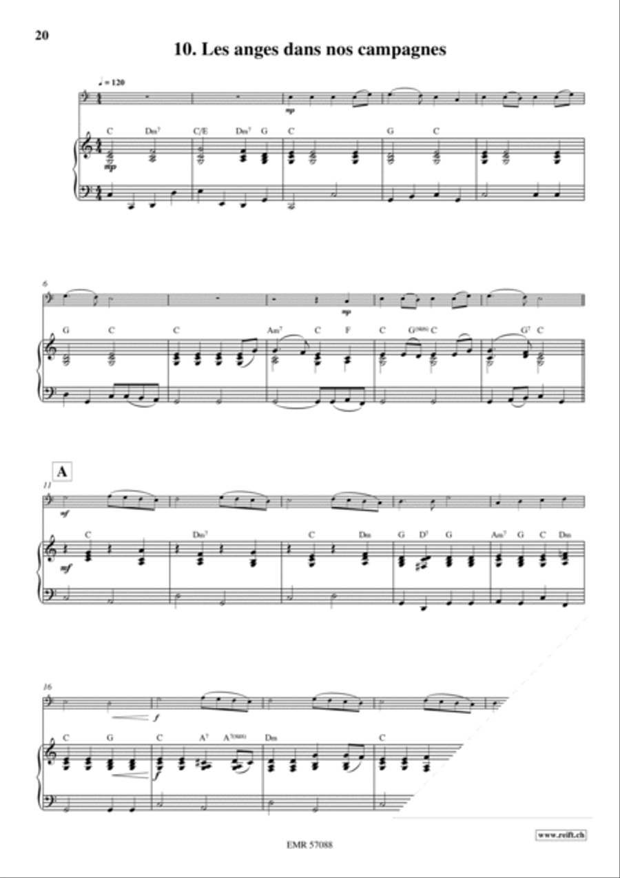 18 Christmas Songs 18 Christmas Songs Bass Recorder scores gallery preview page 13