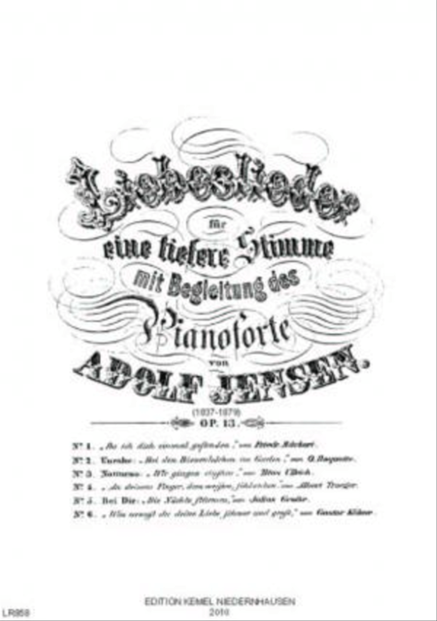 Liebeslieder Low Voice scores gallery preview page 1
