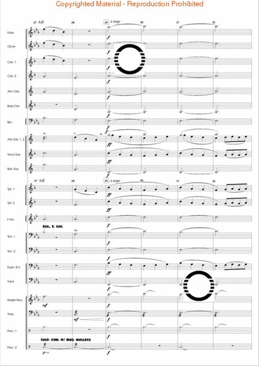 Peer Gynt Suite No. 1 Concert Band scores gallery preview page 7