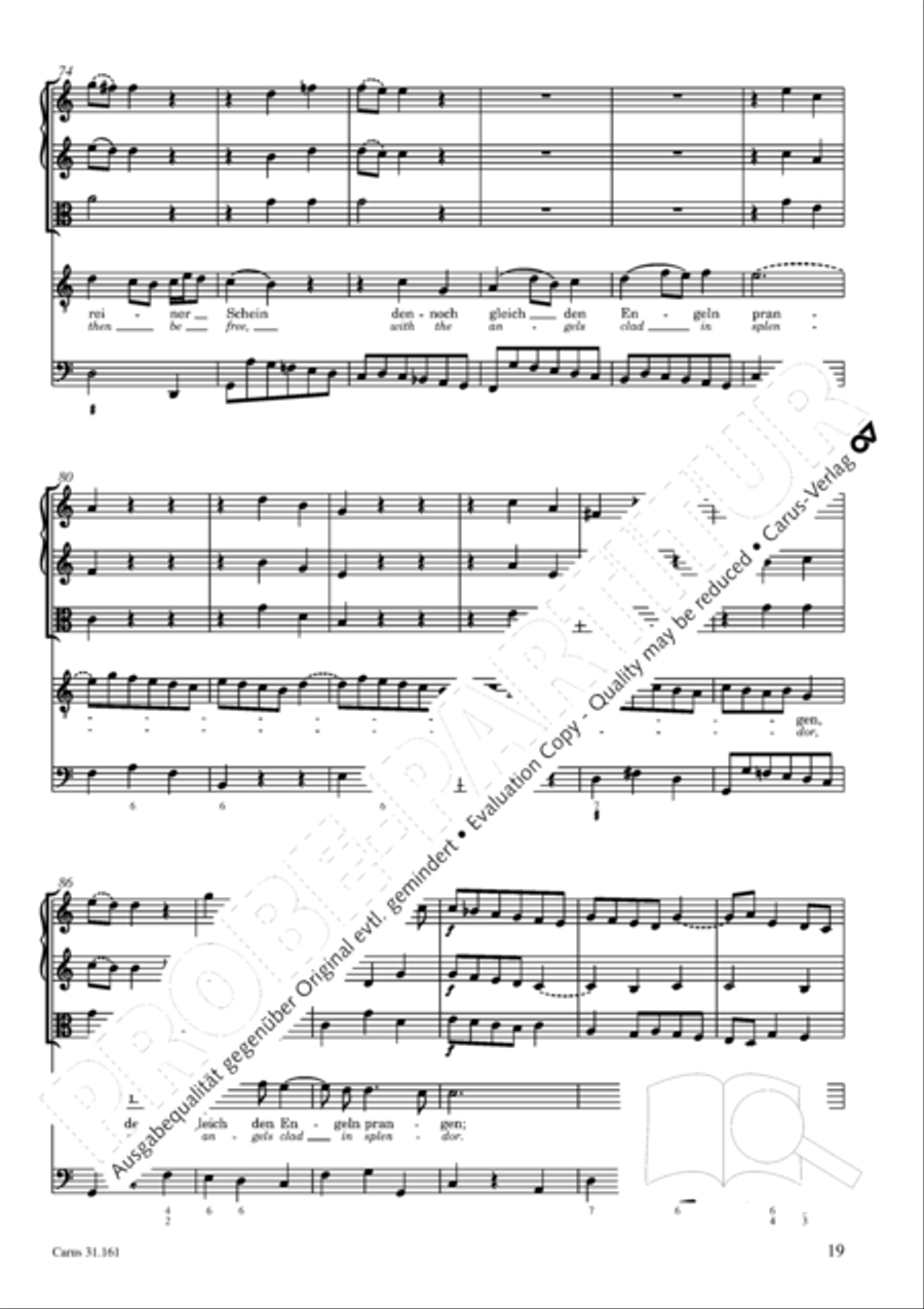 Komm, du susse Todesstunde 4-Part scores gallery preview page 19