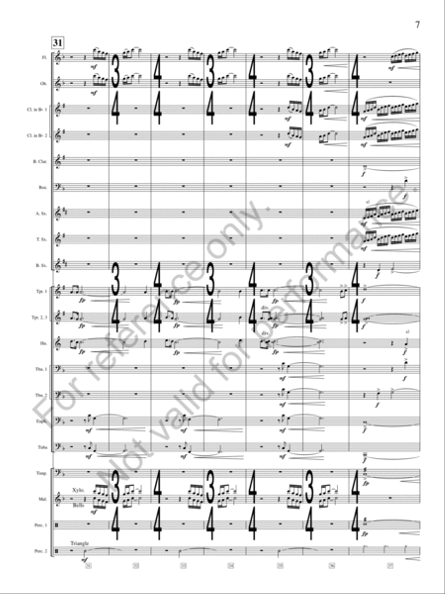 Juvenescence Juvenescence Concert Band scores gallery preview page 8