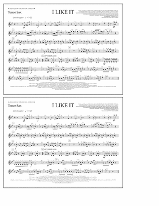 I Like It (arr. Tom Wallace) - Tenor Sax