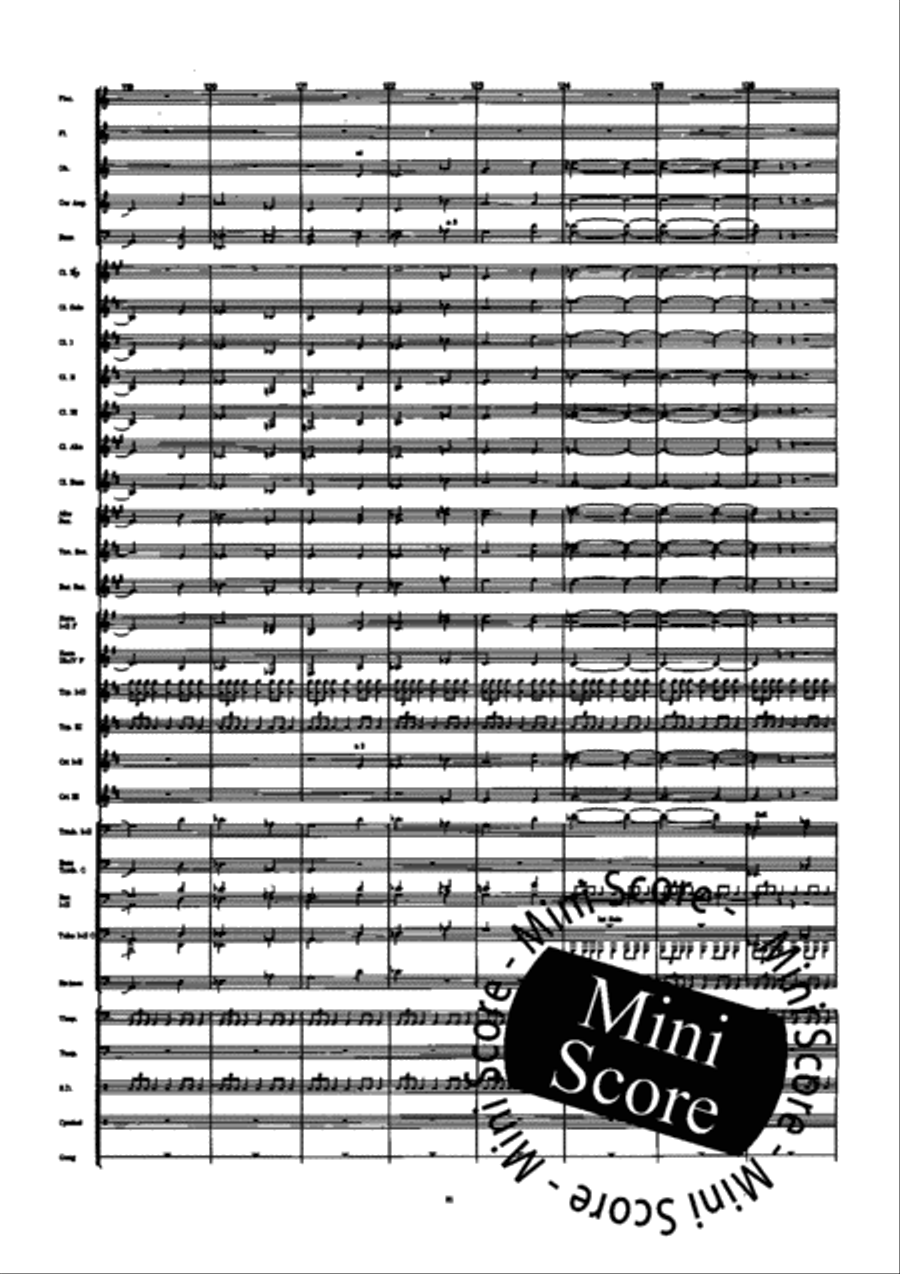 Mars, The Bringer Of War Concert Band scores gallery preview page 25
