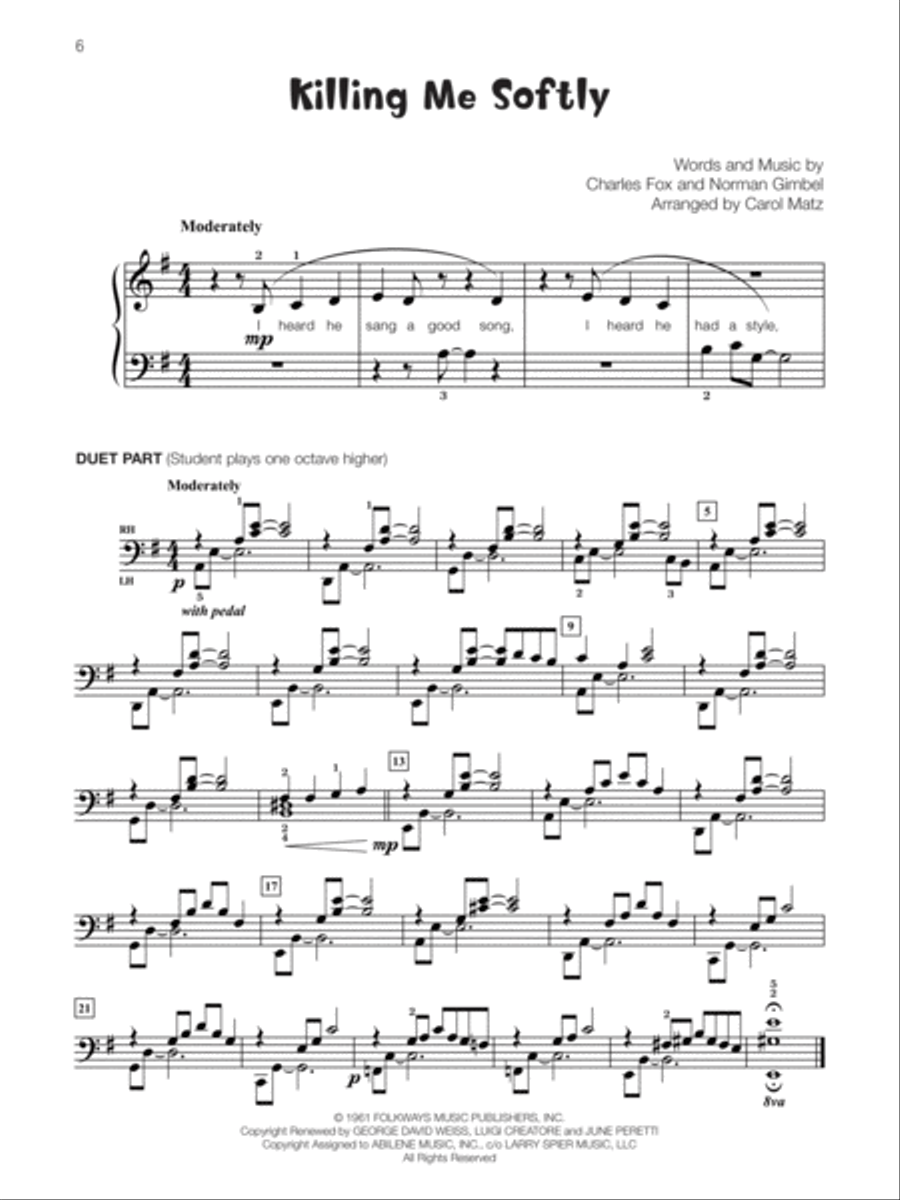 Famous & Fun Rock, Book 3 Piano Method scores gallery preview page 3