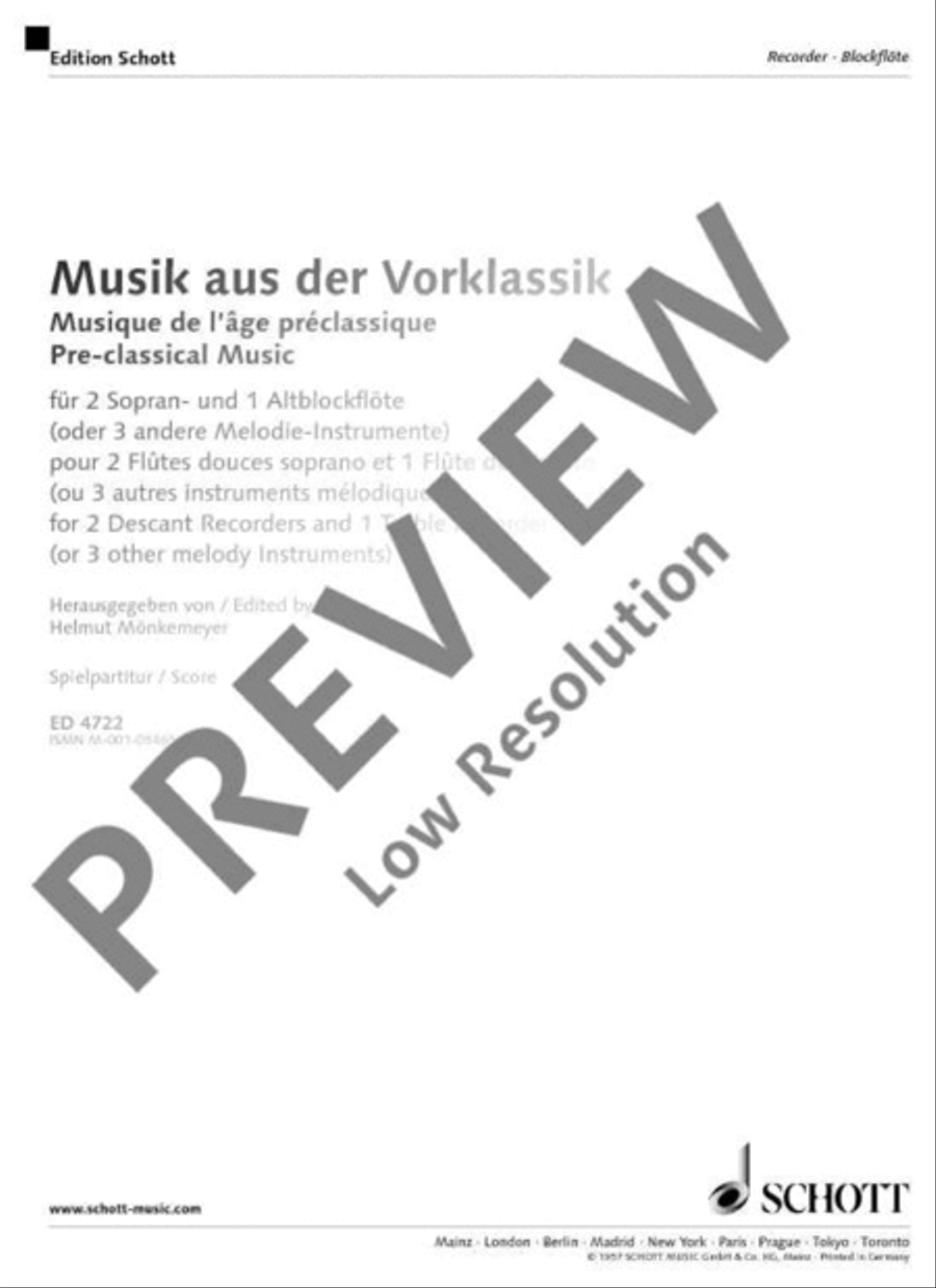 Pre-classical Music Pre-classical Music SSA scores gallery preview page 2