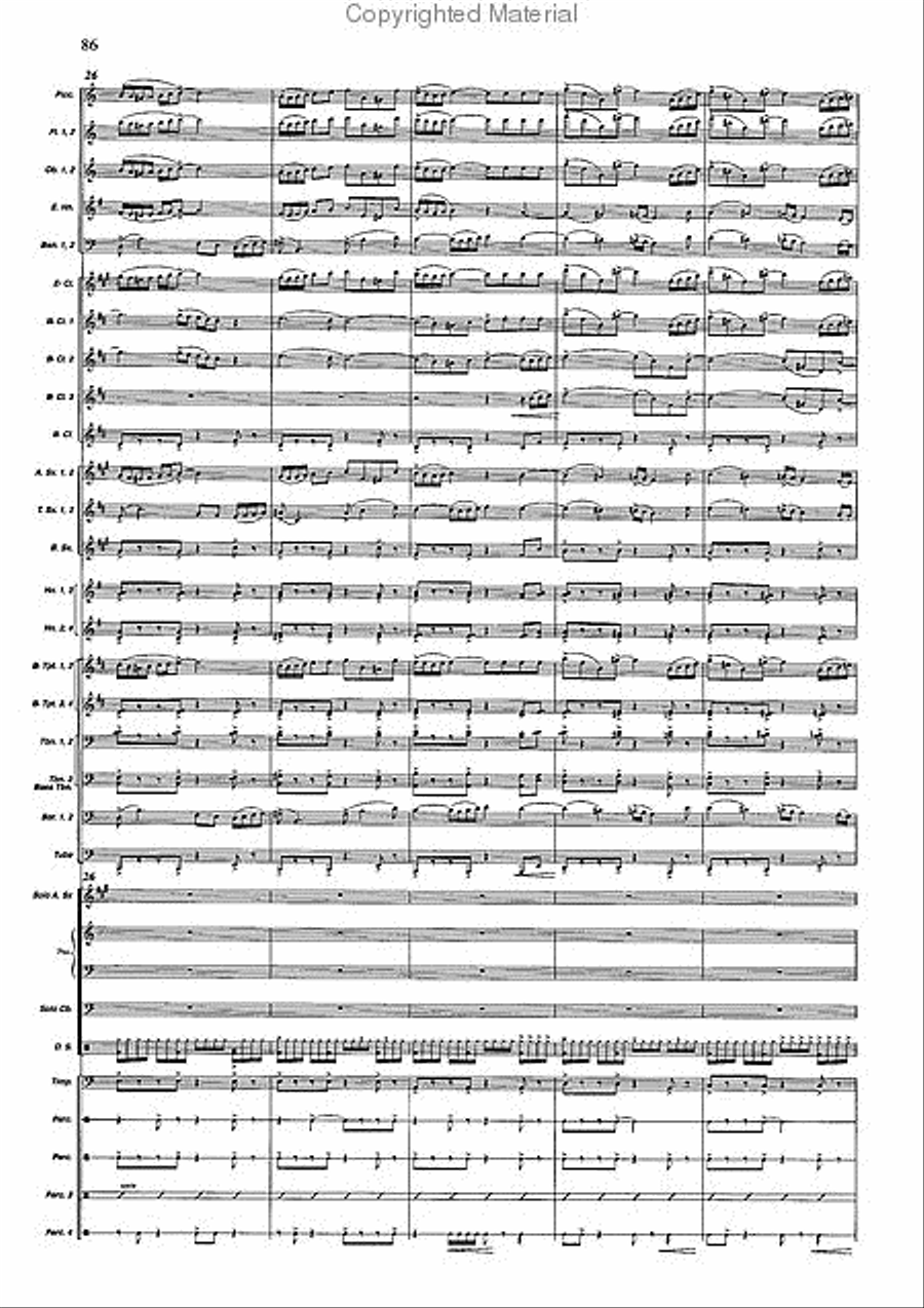 Concertango Concert Band scores gallery preview page 87