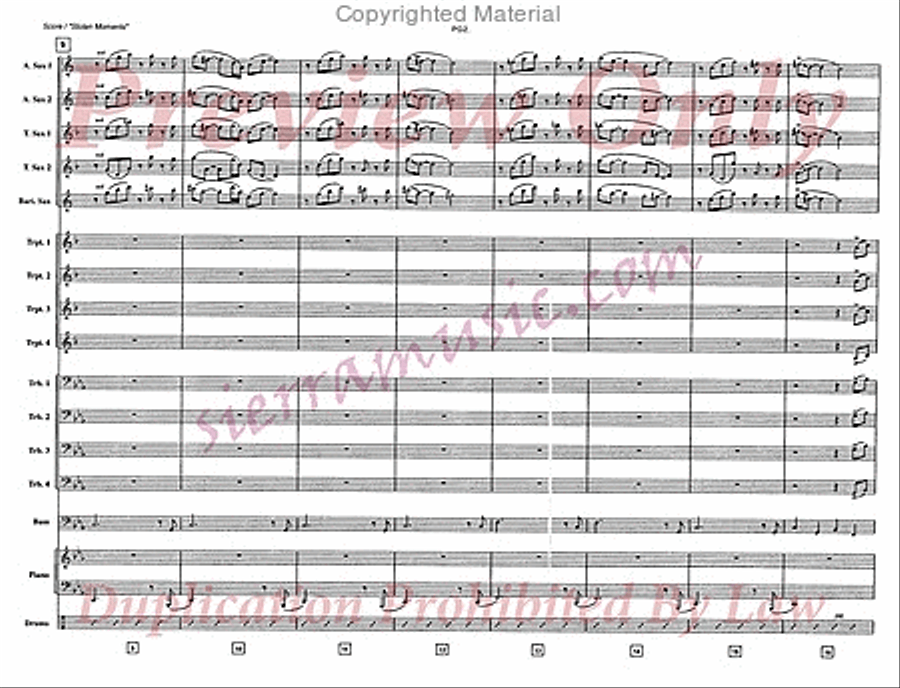 Stolen Moments Big Band scores gallery preview page 3