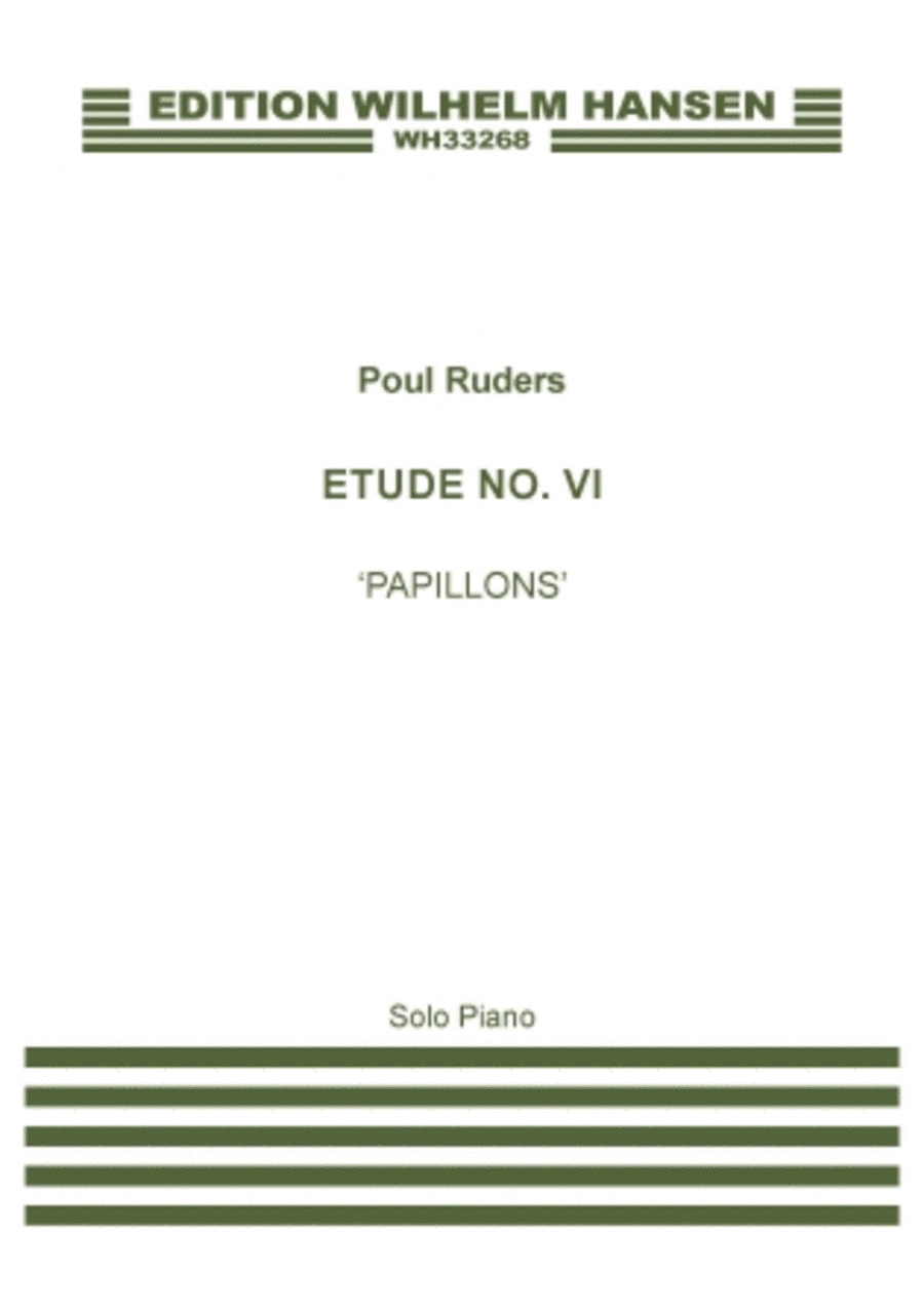 Etude No. VI 'Papillons' Piano scores gallery preview page 1