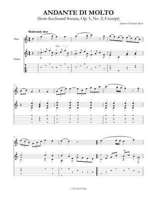 Andante di molto (from Keyboard Sonata, Op. 5, No. 2)