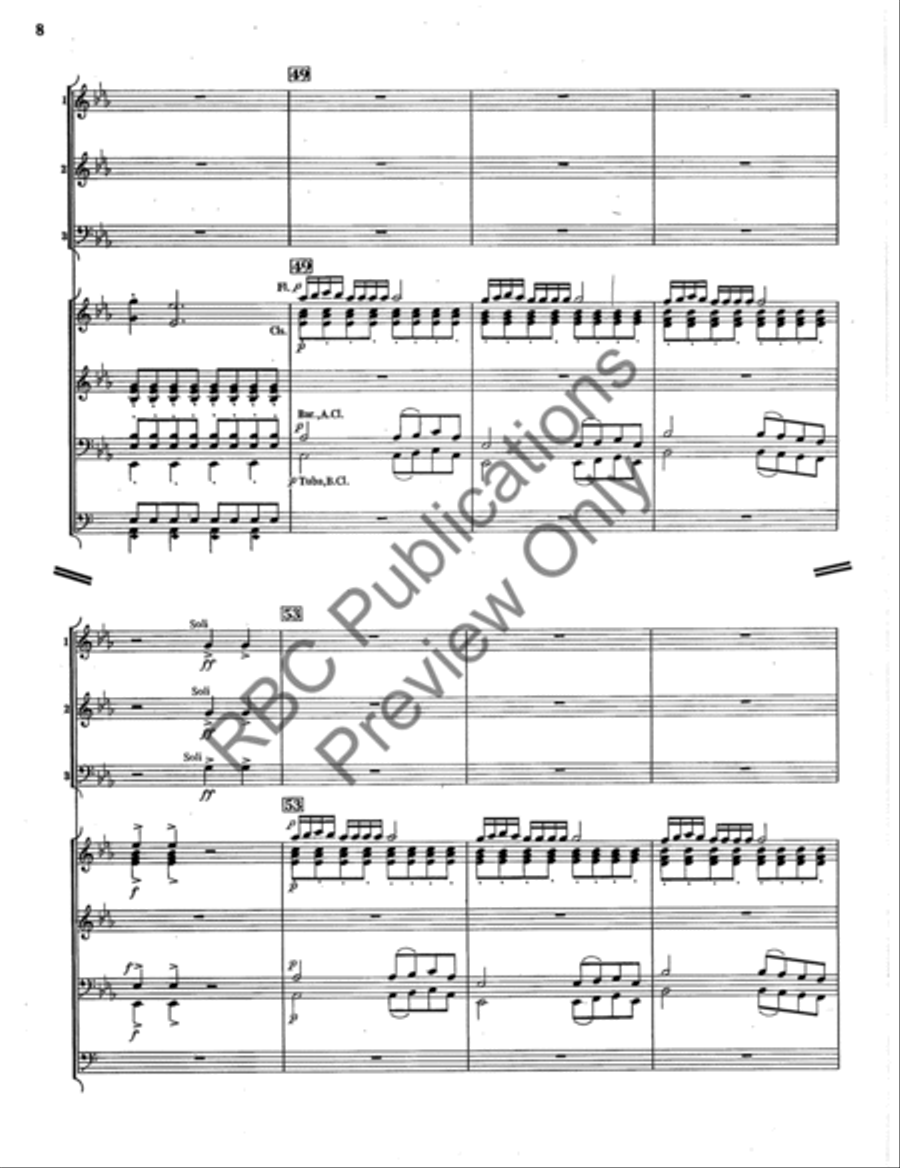 Concerto Gross Concert Band Concert Band scores gallery preview page 9