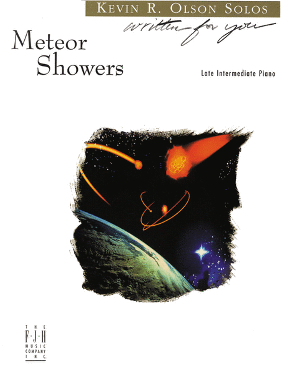 Meteor Showers Piano Solo scores gallery preview page 2