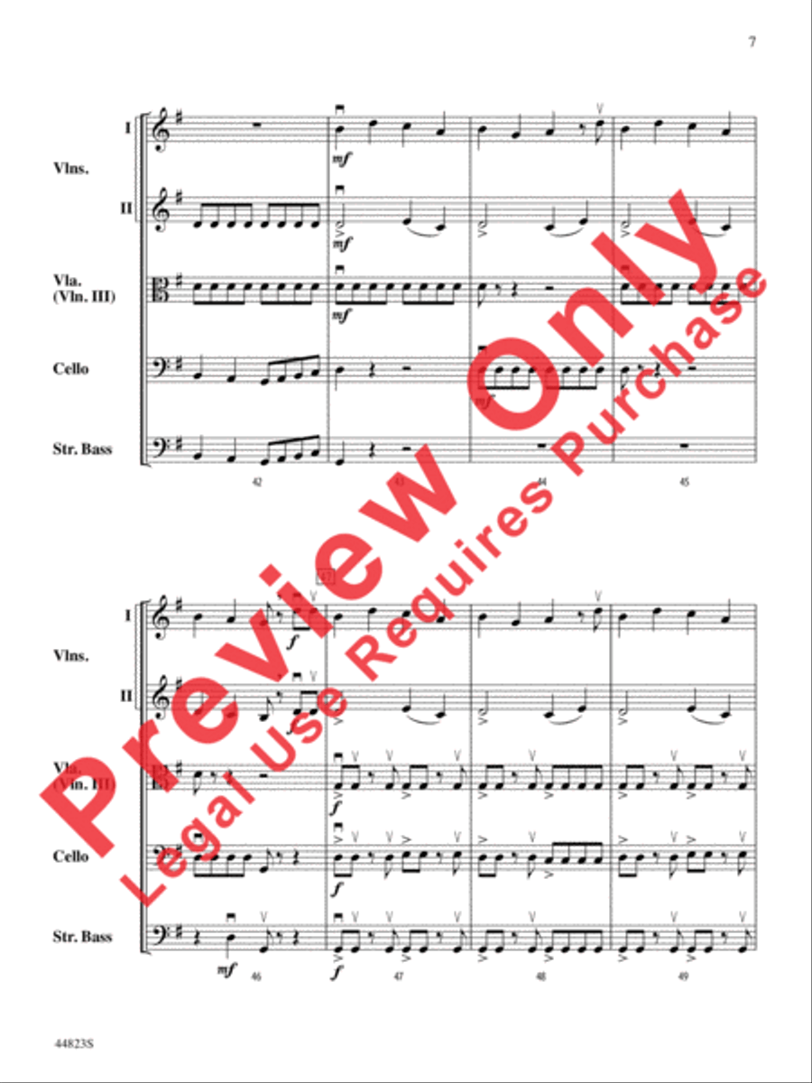 Presto! Presto! String Orchestra scores gallery preview page 16