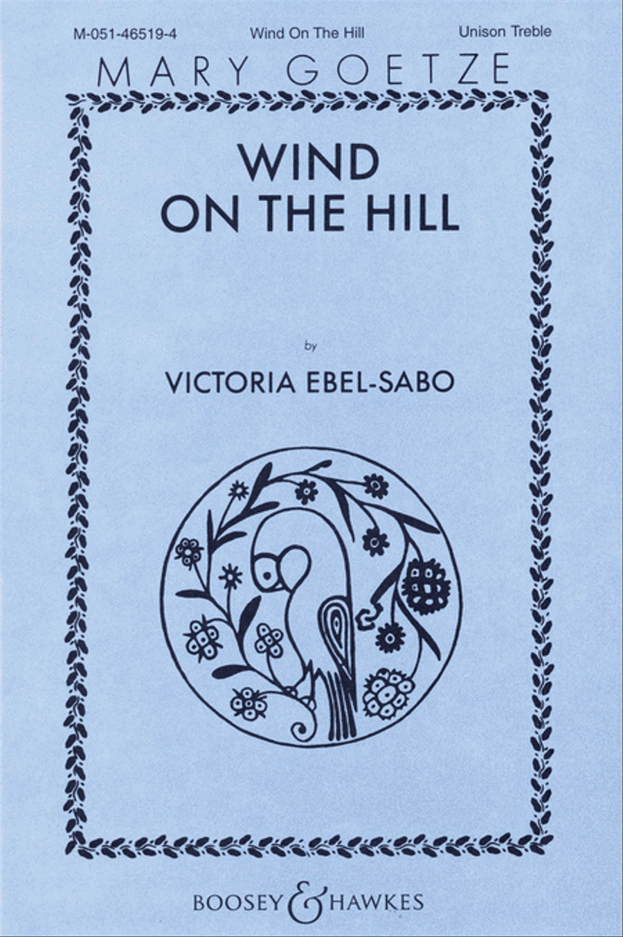 Wind on the Hill Unison Choir scores gallery preview page 1