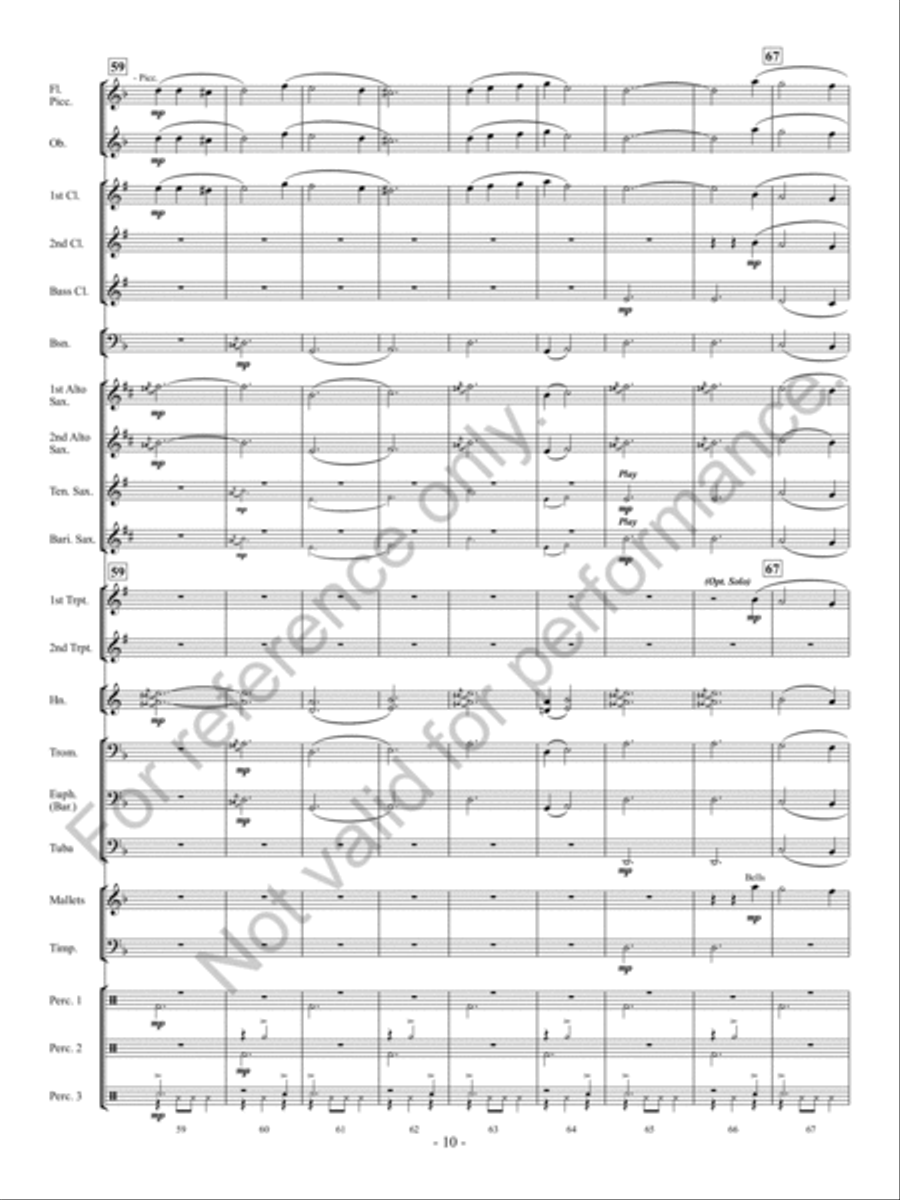 Christmas Long Ago Concert Band scores gallery preview page 11