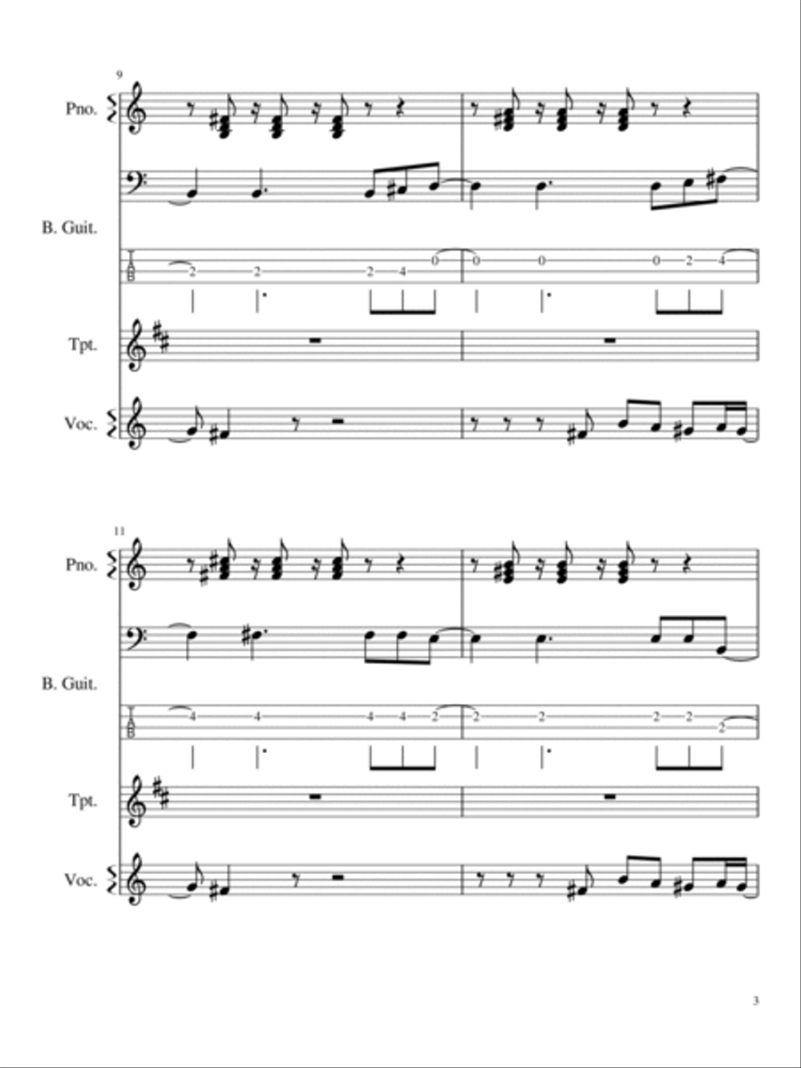 Get Lucky Small Ensemble scores gallery preview page 3