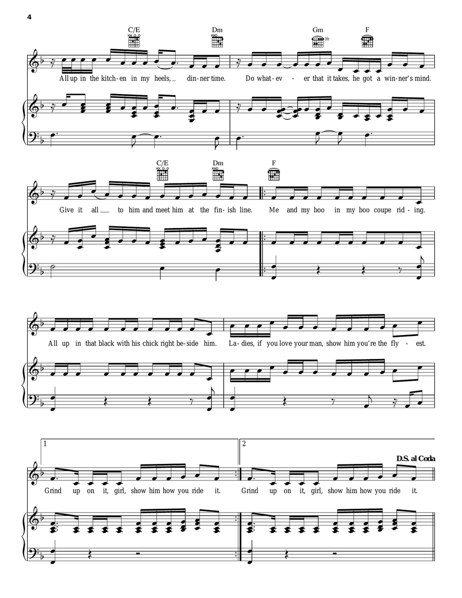 Countdown Piano, Vocal, Guitar scores gallery preview page 4