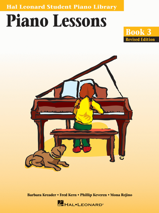 Book cover for Piano Lessons - Book 3