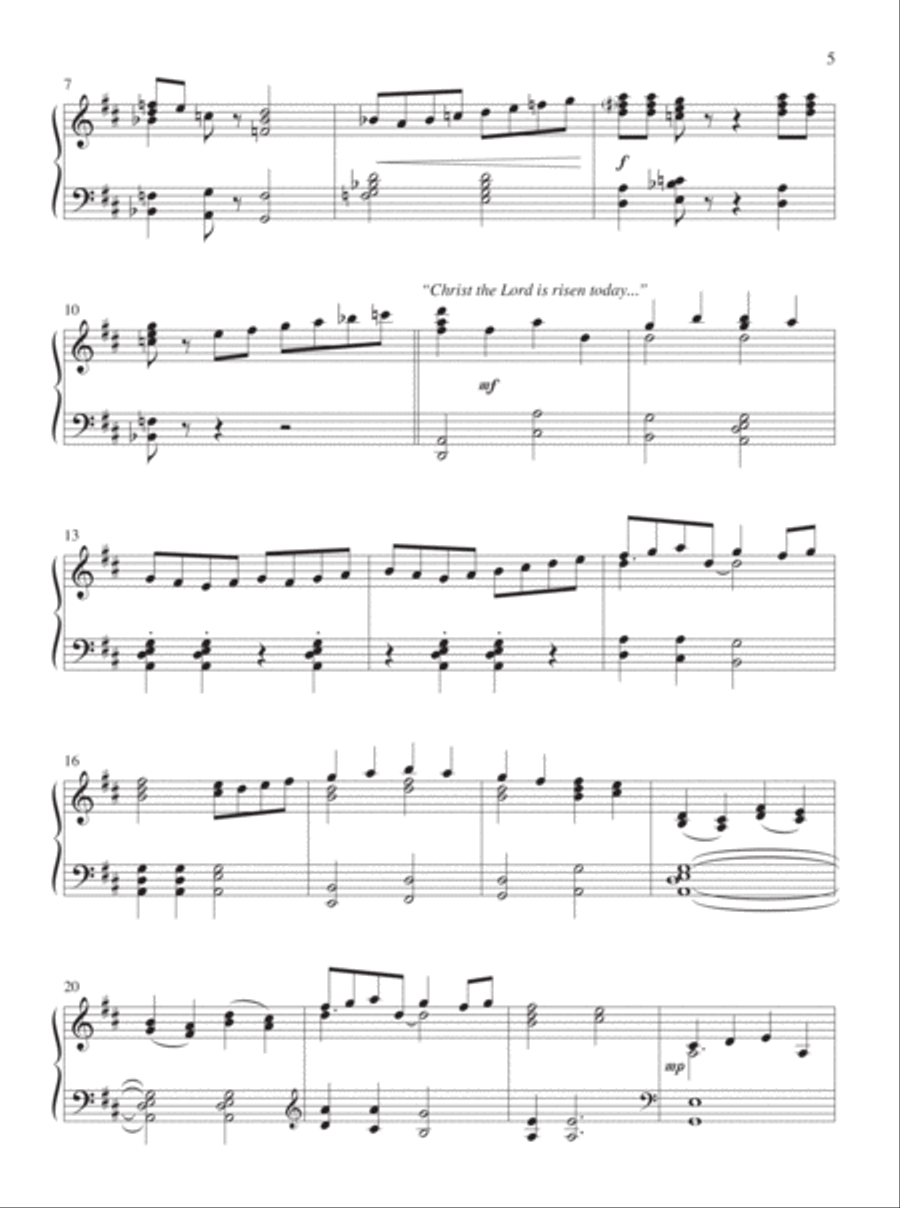 The Wondrous Cross Piano Solo scores gallery preview page 3