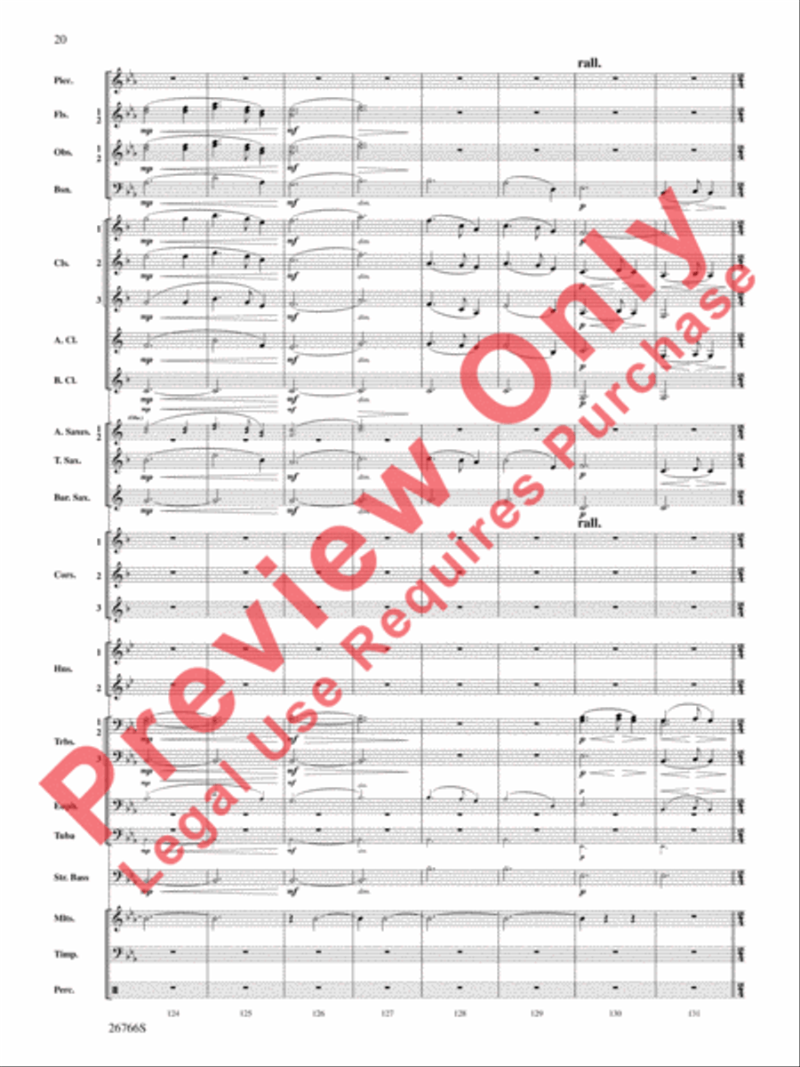 A Christmas Festival A Christmas Festival Concert Band scores gallery preview page 21