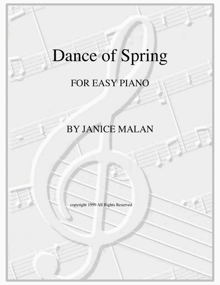 Dance of Spring for piano solo image number null