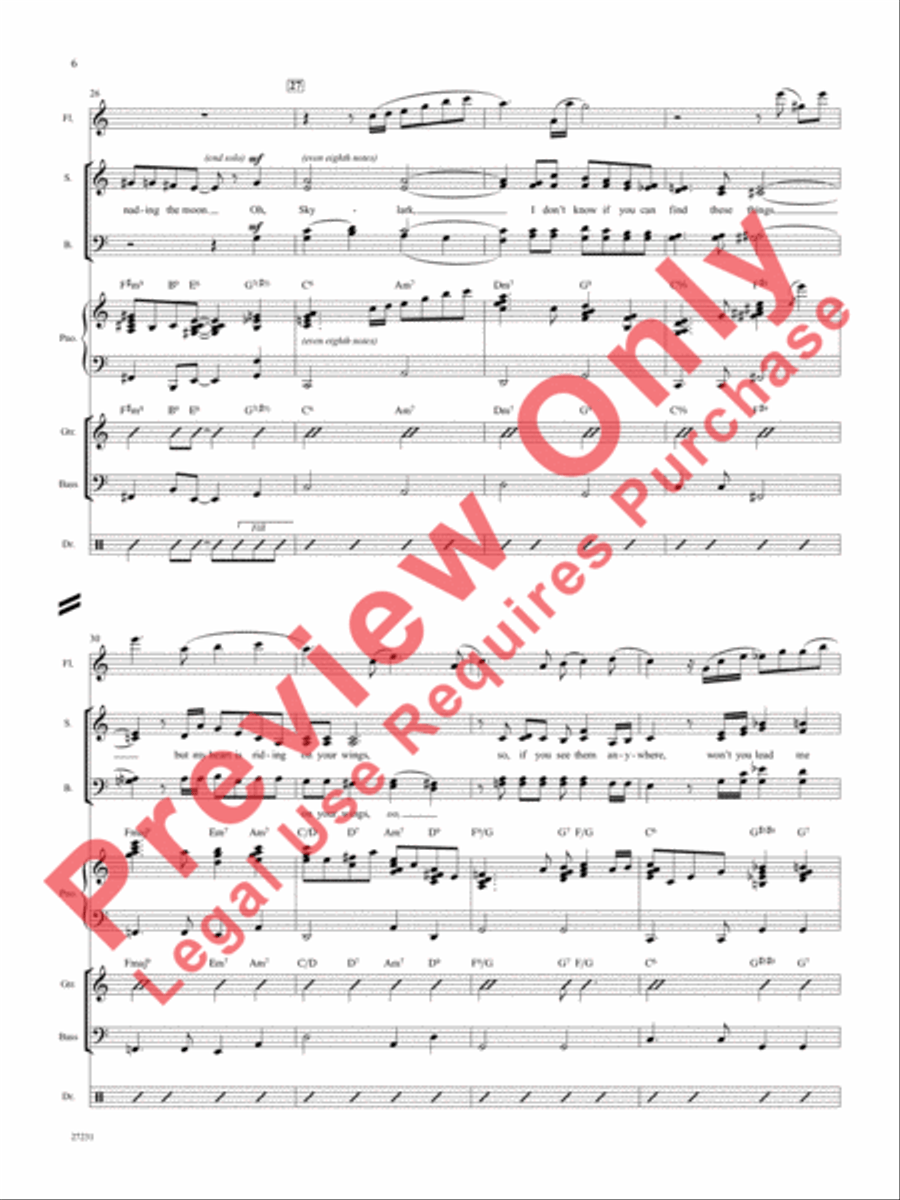 Skylark Skylark Choir scores gallery preview page 7