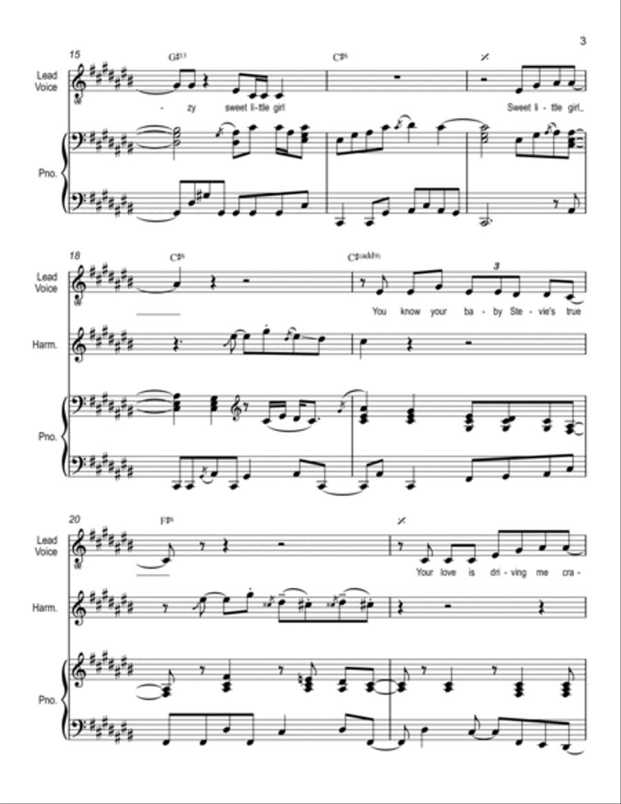Sweet Little Girl Voice scores gallery preview page 3