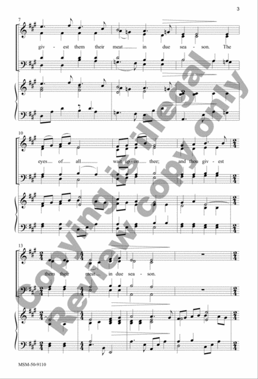 The Eyes of All 4-Part scores gallery preview page 3