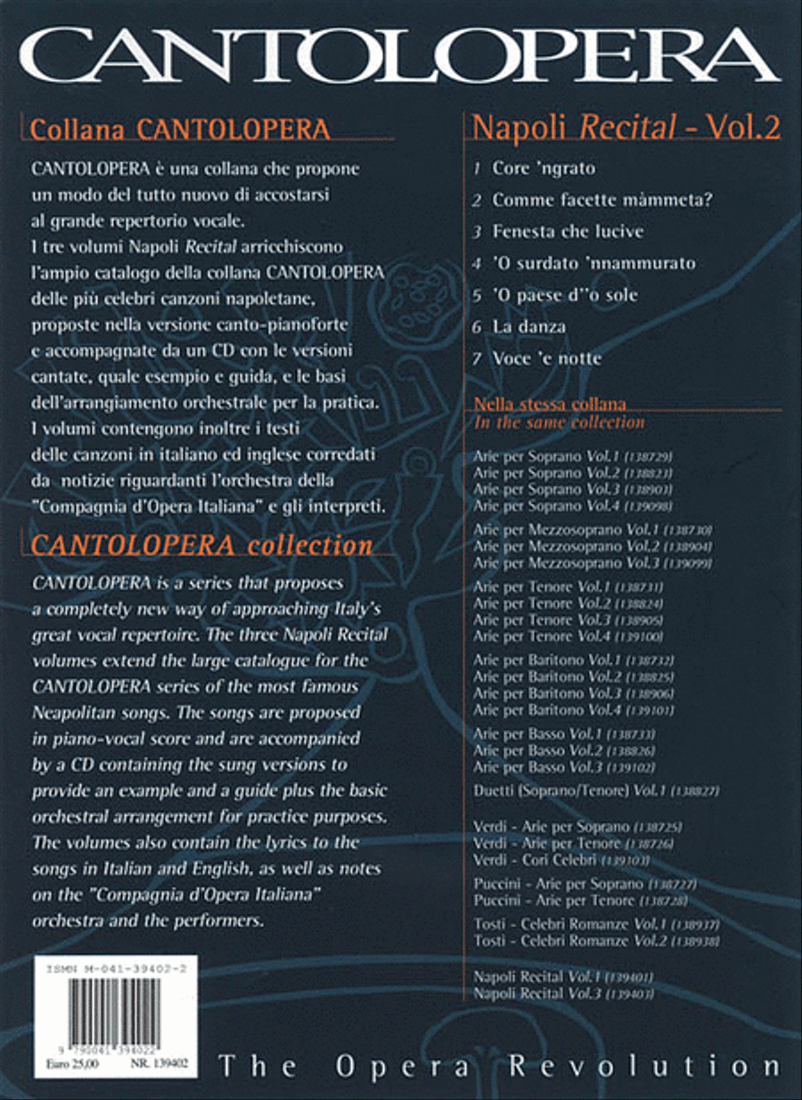 Napoli Recital – Volume 2 Voice scores gallery preview page 2