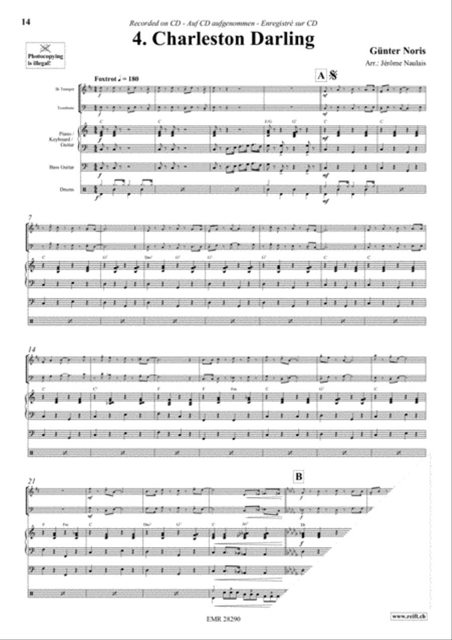 Let's Dance Volume 1 Brass Ensemble scores gallery preview page 6