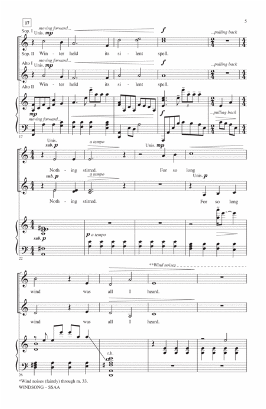 Windsong Windsong SSA scores gallery preview page 3