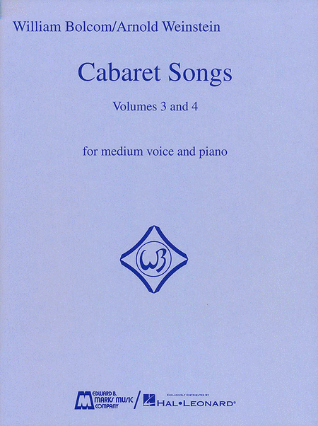 Cabaret Songs - Volumes 3 and 4