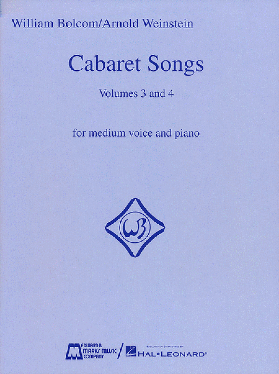 Cabaret Songs – Volumes 3 and 4 Voice scores gallery preview page 1