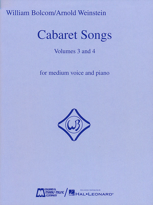 Book cover for Cabaret Songs – Volumes 3 and 4