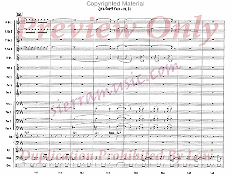 It's Just Talk Big Band scores gallery preview page 22