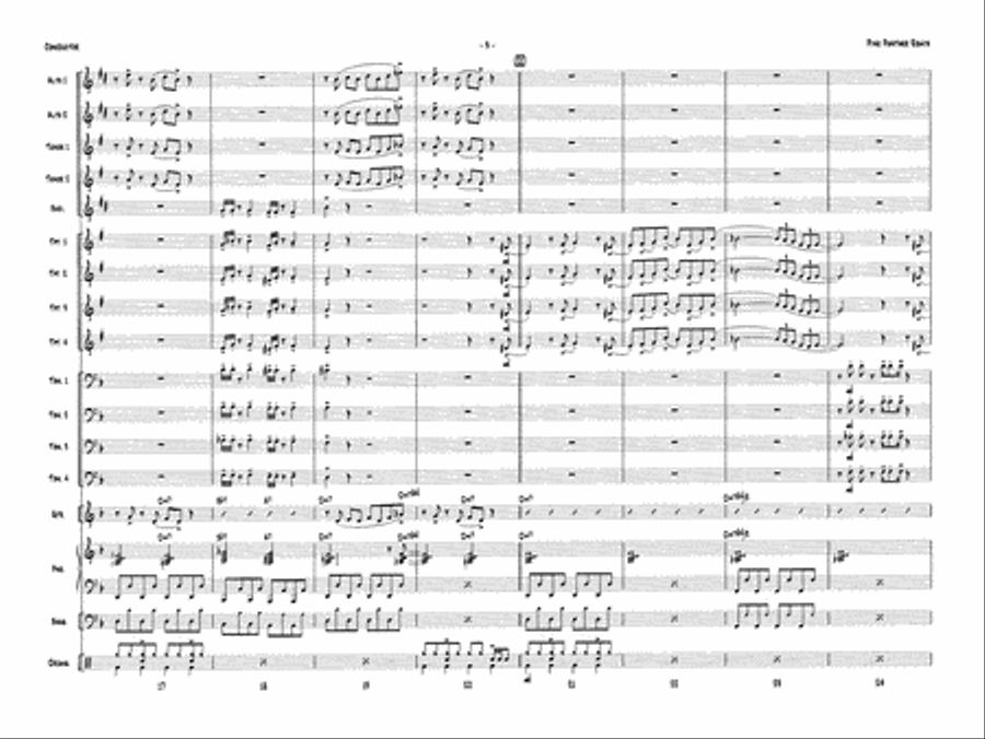 Pink Panther Remix: Score Jazz Ensemble scores gallery preview page 5