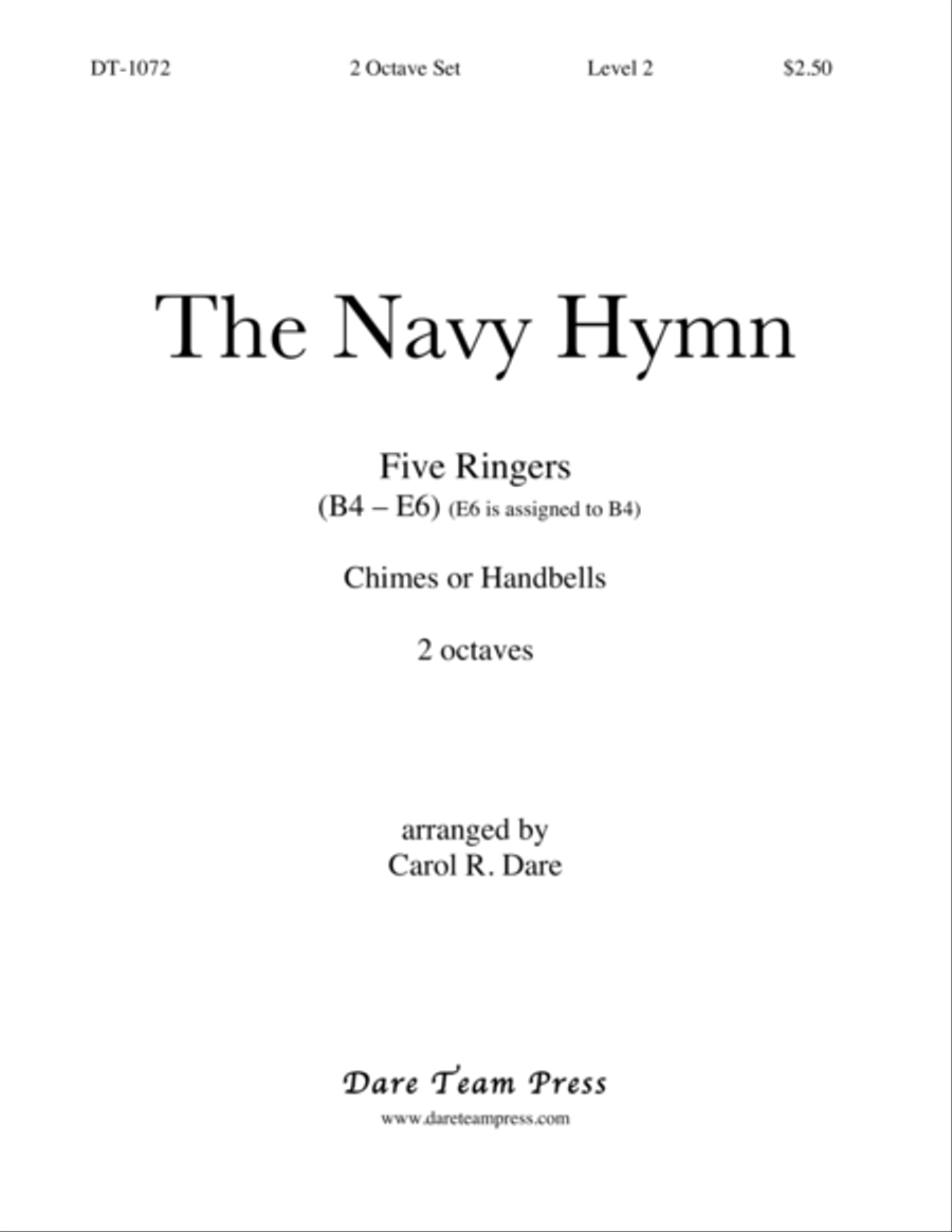Navy Hymn Navy Hymn 2-Octaves scores gallery preview page 1