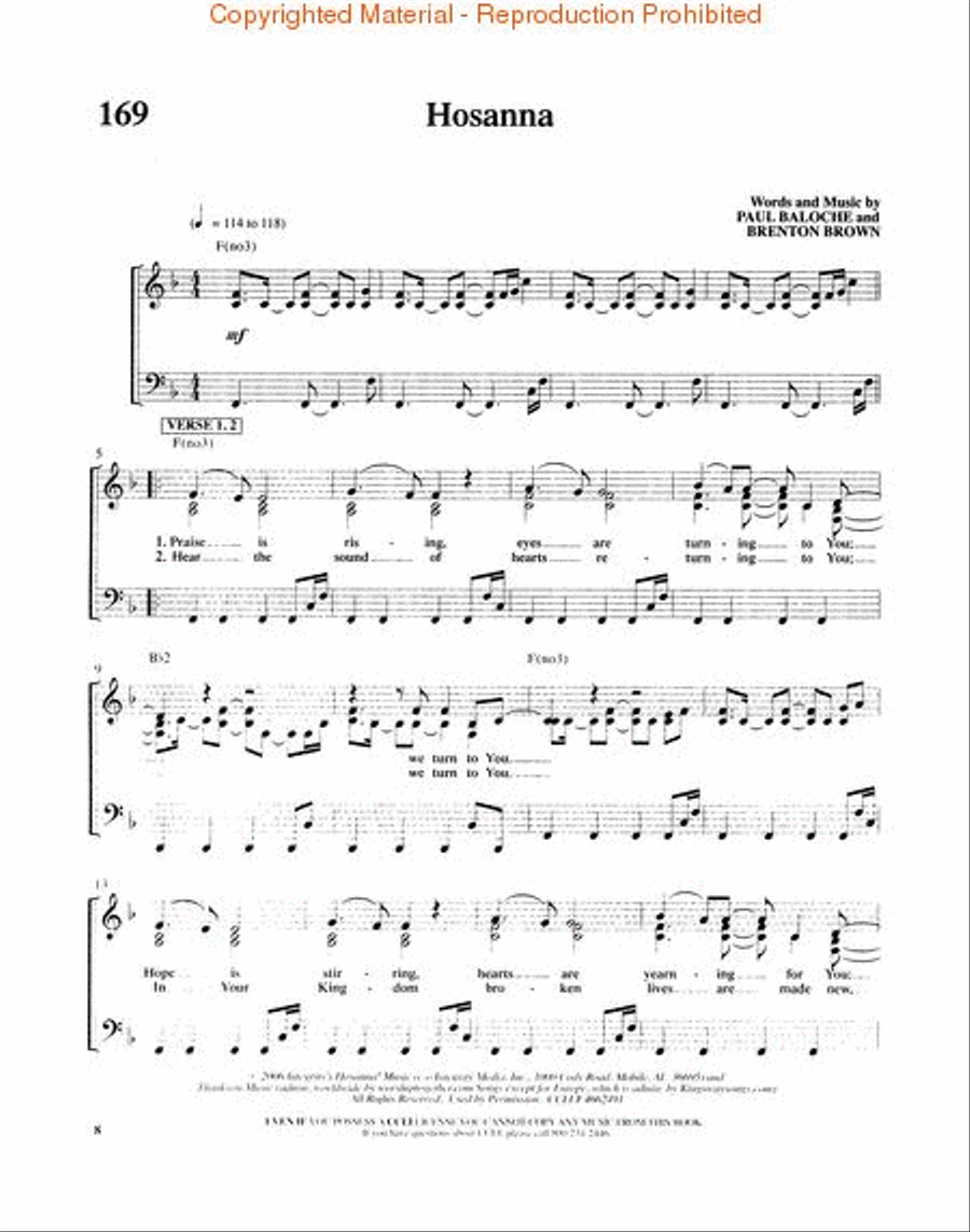 More Songs for Praise & Worship 4 - Singalong Book (Piano/Guitar/Vocal) Piano, Vocal, Guitar scores gallery preview page 2