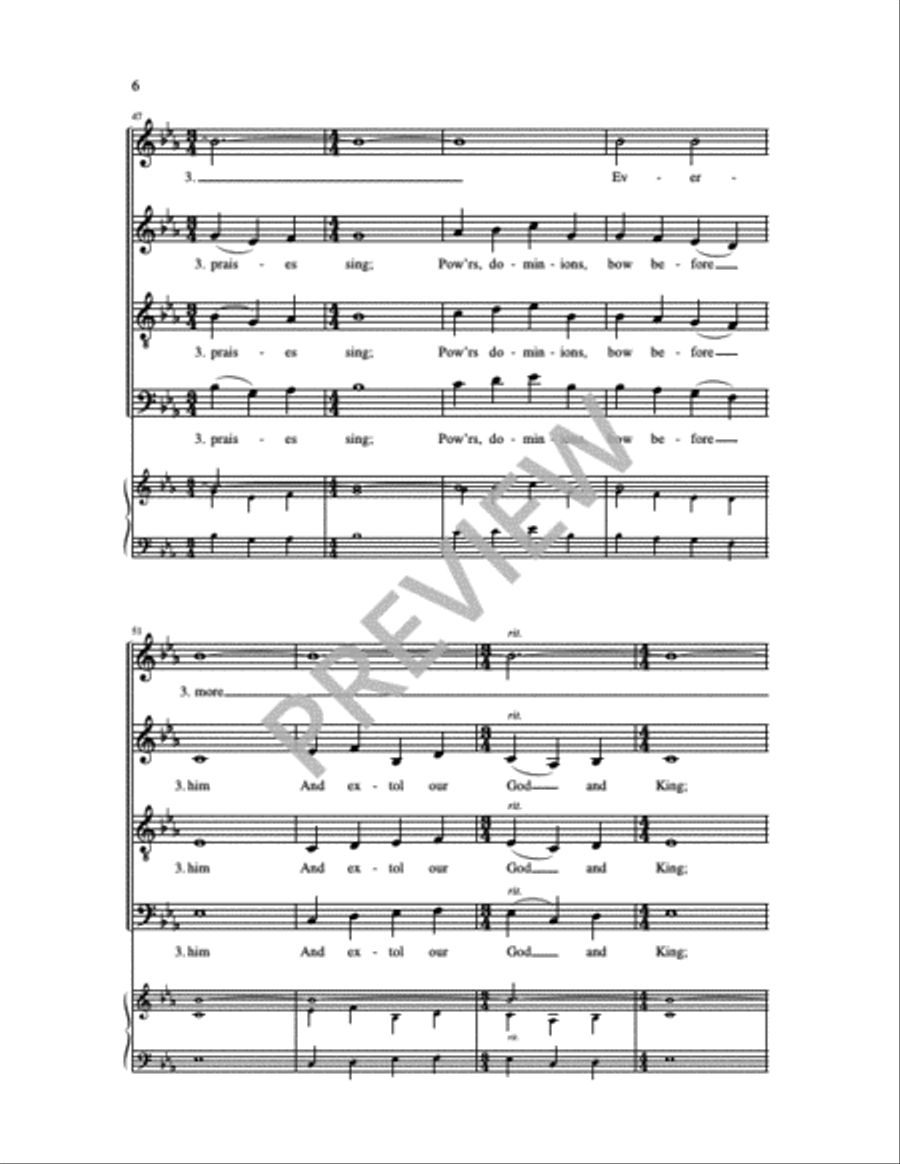 Of the Father's Love Begotten 4-Part scores gallery preview page 13