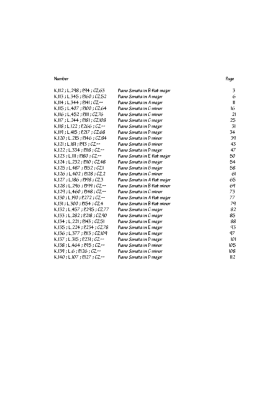 Scarlatti - Complete Piano Sonatas Vol.3 (K.112 - K.162) Piano Solo scores gallery preview page 2