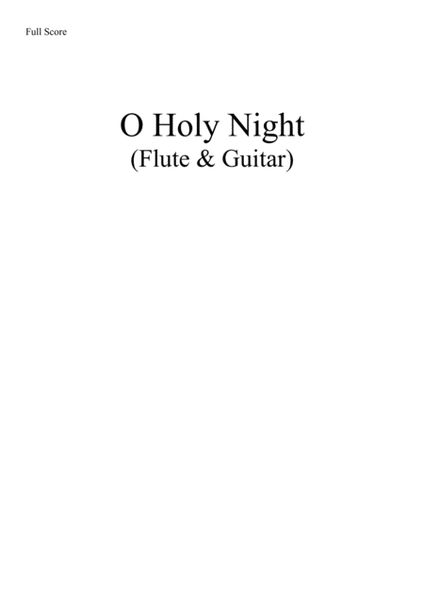 O Holy Night - Flute & Guitar