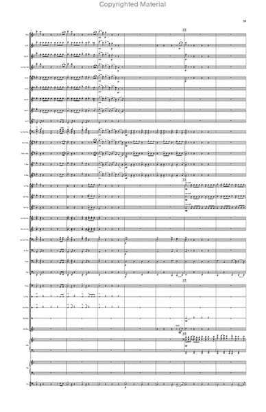 Concerto No. 1 in D Minor for Marimba (band score & parts) image number null