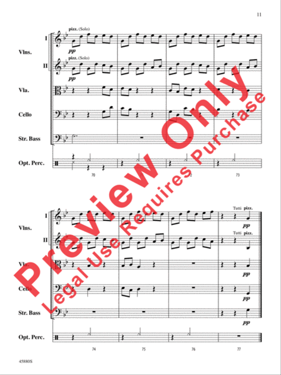 My Candles My Candles String Orchestra scores gallery preview page 11