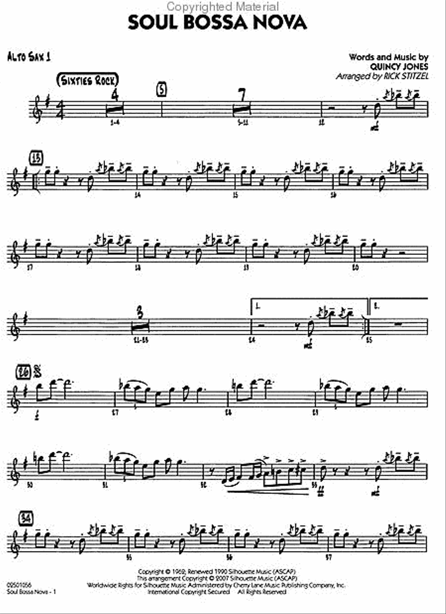 Soul Bossa Nova Soul Bossa Nova Jazz Ensemble scores gallery preview page 4