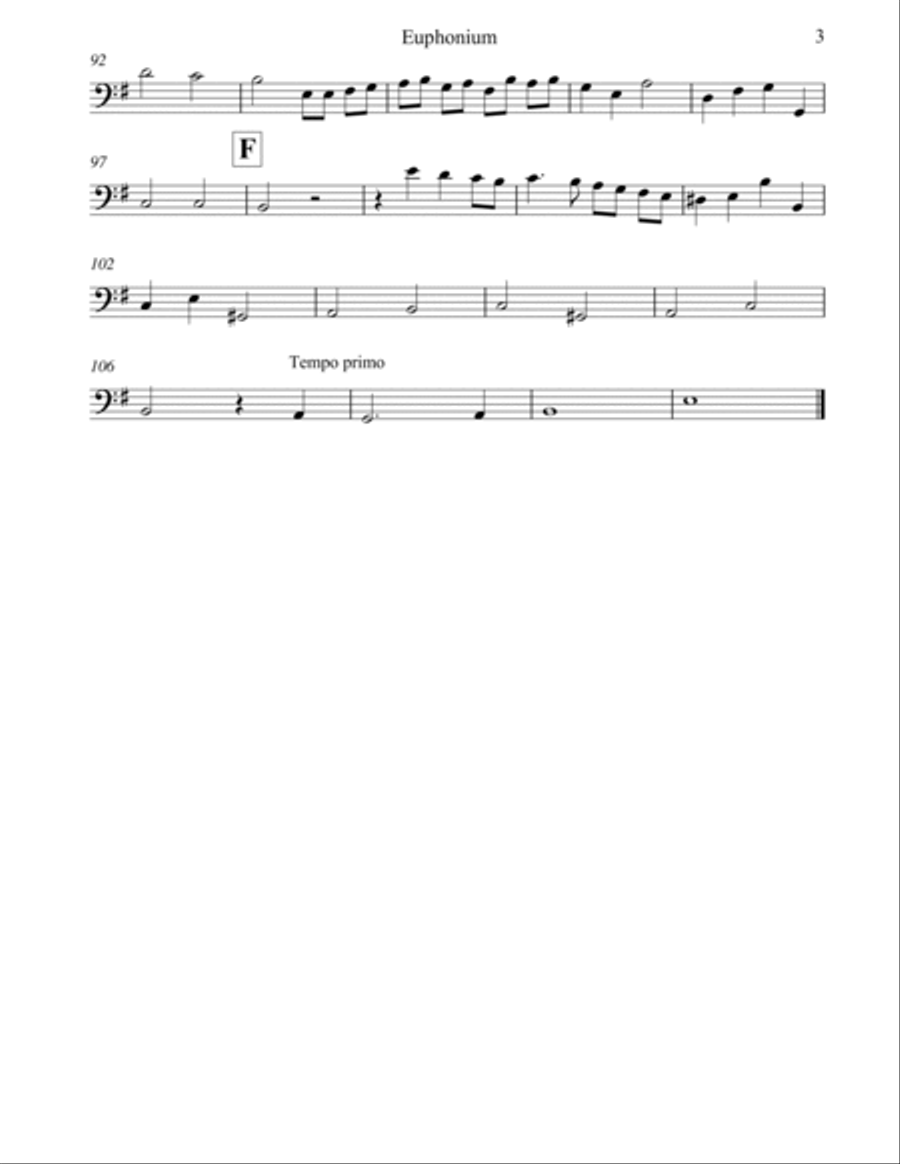 MESSIAH OVERTURE Brass Choir Brass Ensemble scores gallery preview page 5