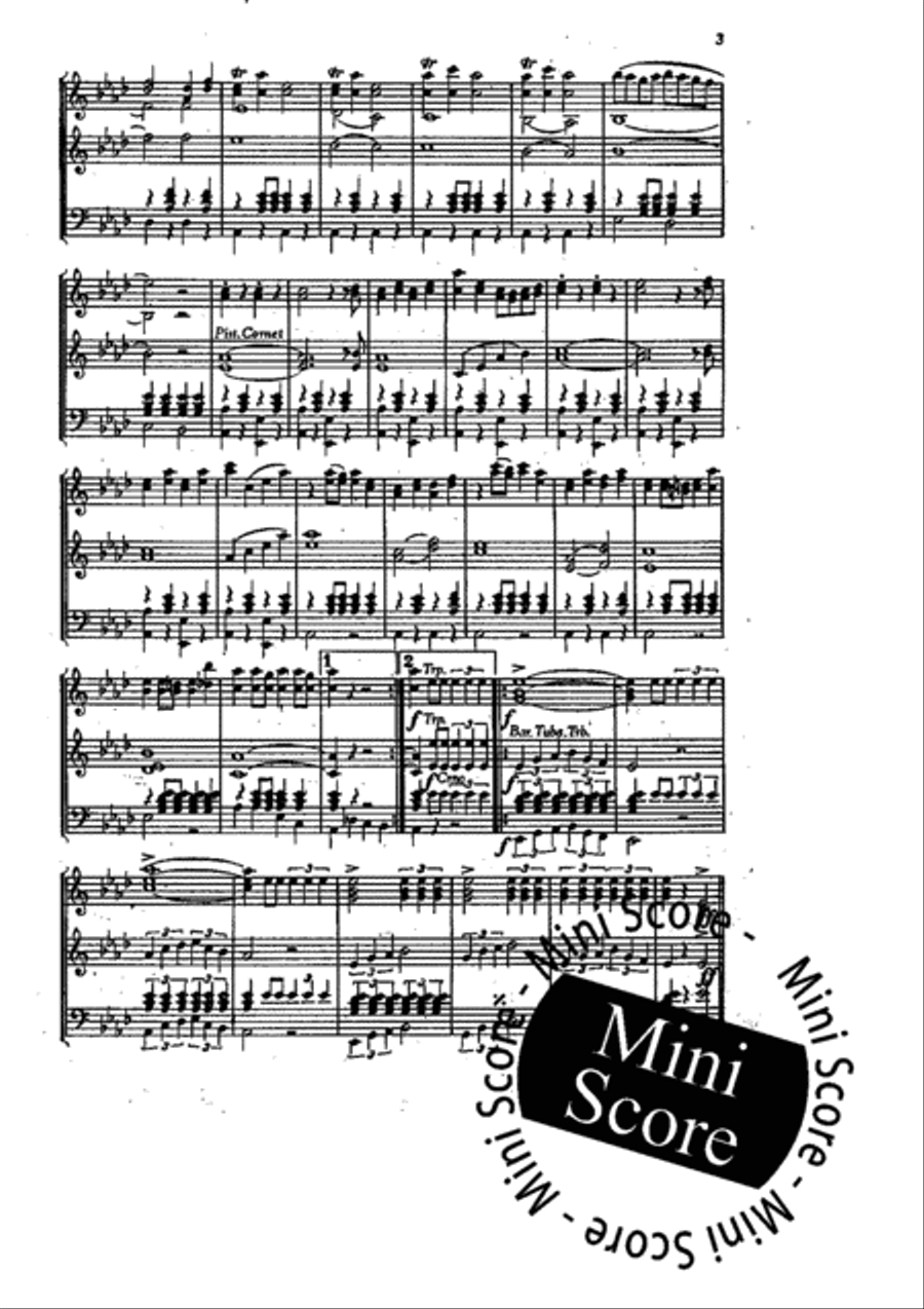 Mars Der Medici Fanfare Band scores gallery preview page 7