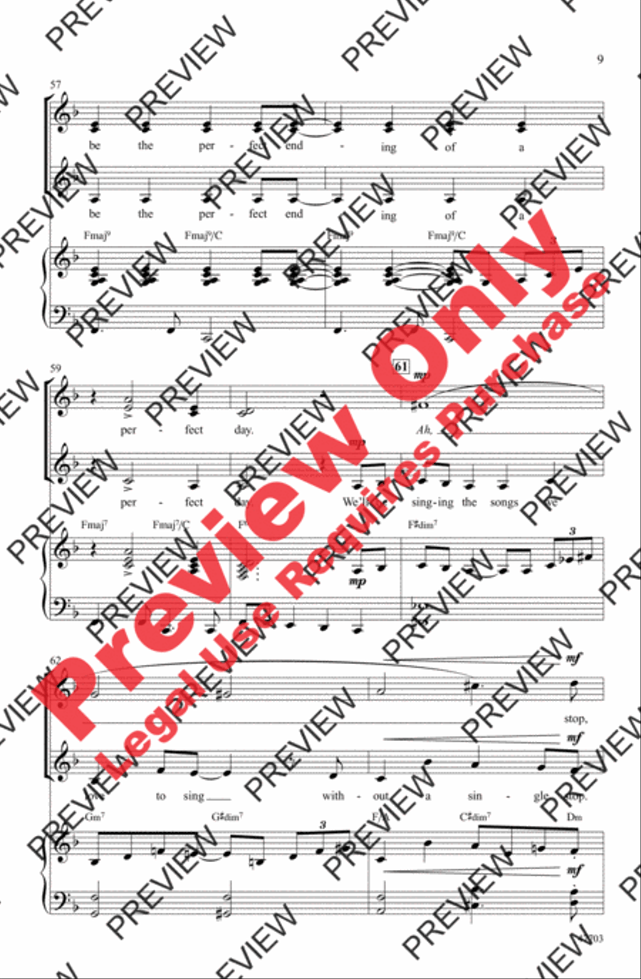 Sleigh Ride Women's Choir scores gallery preview page 9