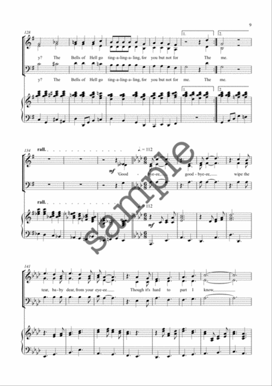 World War One 3-Part scores gallery preview page 9