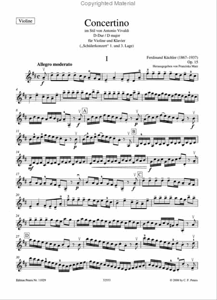 <br>Sheet music extract
