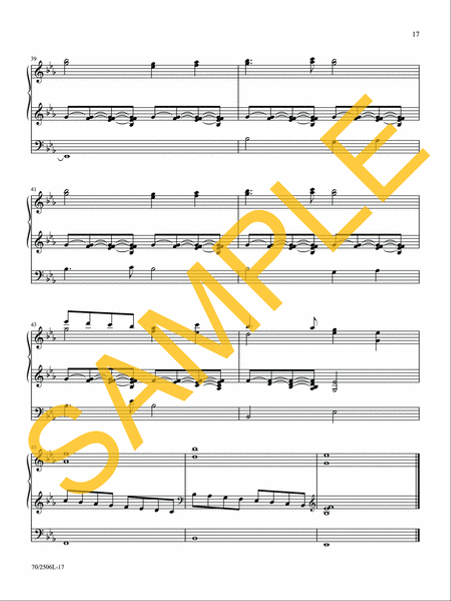 My Faith Looks Up to Thee Organ Solo scores gallery preview page 13